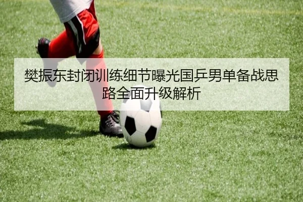 樊振东封闭训练细节曝光国乒男单备战思路全面升级解析 - BSports